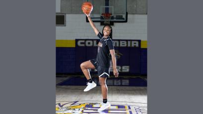 Columbia point guard Eriel Baker is the LCR’s Girls Basketball Player of the Year. (JEN CHASTEEN/Special to the Reporter)