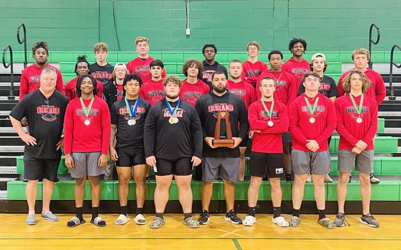 Fort White placed second in Olympic and third in traditional at the District 5-1A meet on Friday. (COURTESY)