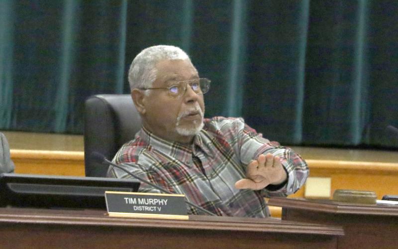 Columbia County Commission Chairman Ron Williams said Thursday night he wanted an answer from the Town of Fort White within 30 days on its intentions with utilities moving forward. (MORGAN MCMULLEN/Lake City Reporter)