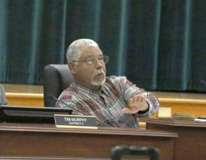 Columbia County Commission Chairman Ron Williams said Thursday night he wanted an answer from the Town of Fort White within 30 days on its intentions with utilities moving forward. (MORGAN MCMULLEN/Lake City Reporter)